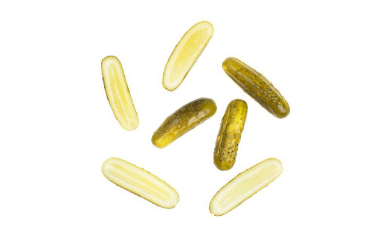 Halved Kosher Dill Pickles