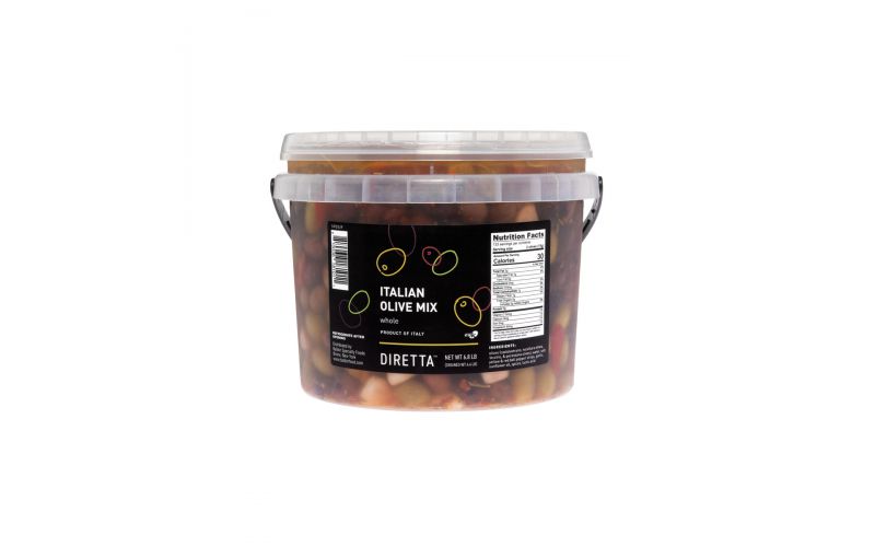 Black and Green Italian Mixed Olives