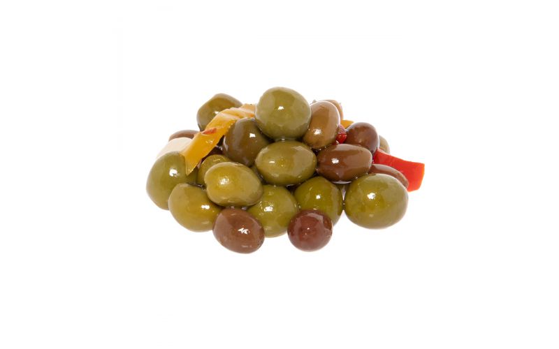 Black and Green Italian Mixed Olives